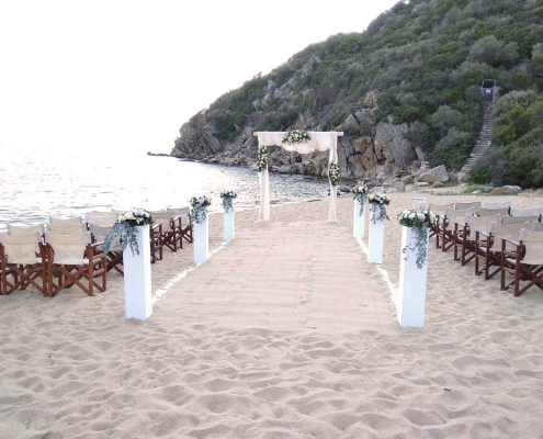 Ceremony on the beach